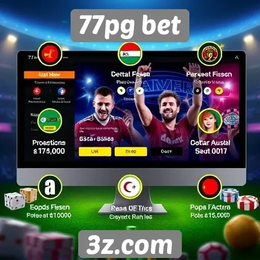 Características do site 77pg bet e sua interface de usuário